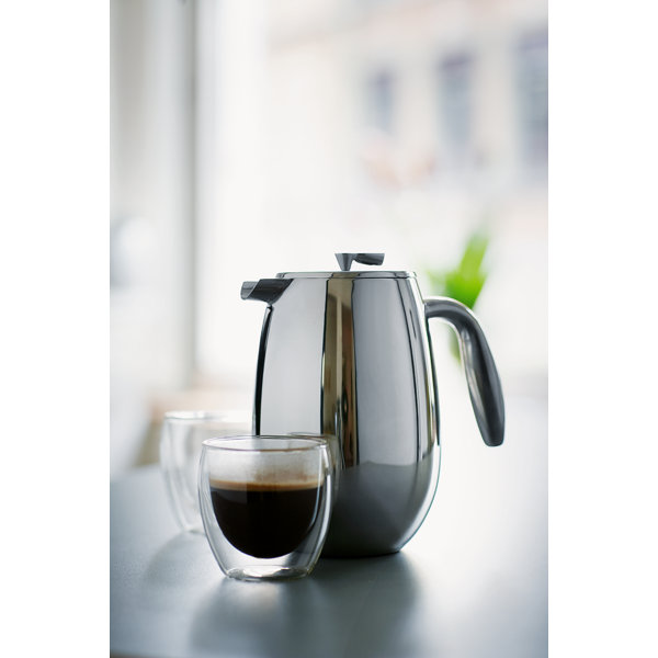 Bodum Columbia 4Cup Stainless Steel Double Wall French Press Coffee